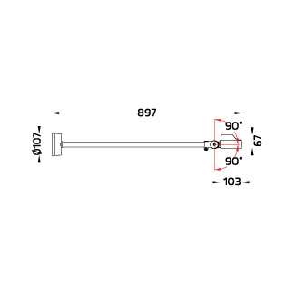 Mini ALPHA Square Arm - ID 
