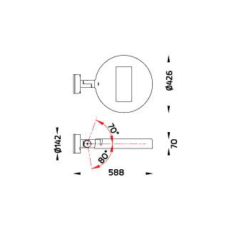 Mini ANDROMEDA Wall Light/Flood Light