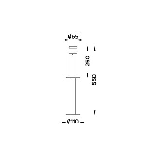 CASA - Short Bollard Root Mount