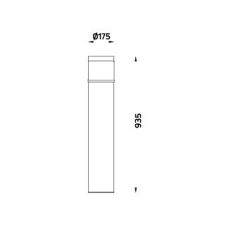 POM Opal - Bollard