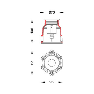 VOLGA/1 - CV Ground / Concrete Wall Recess